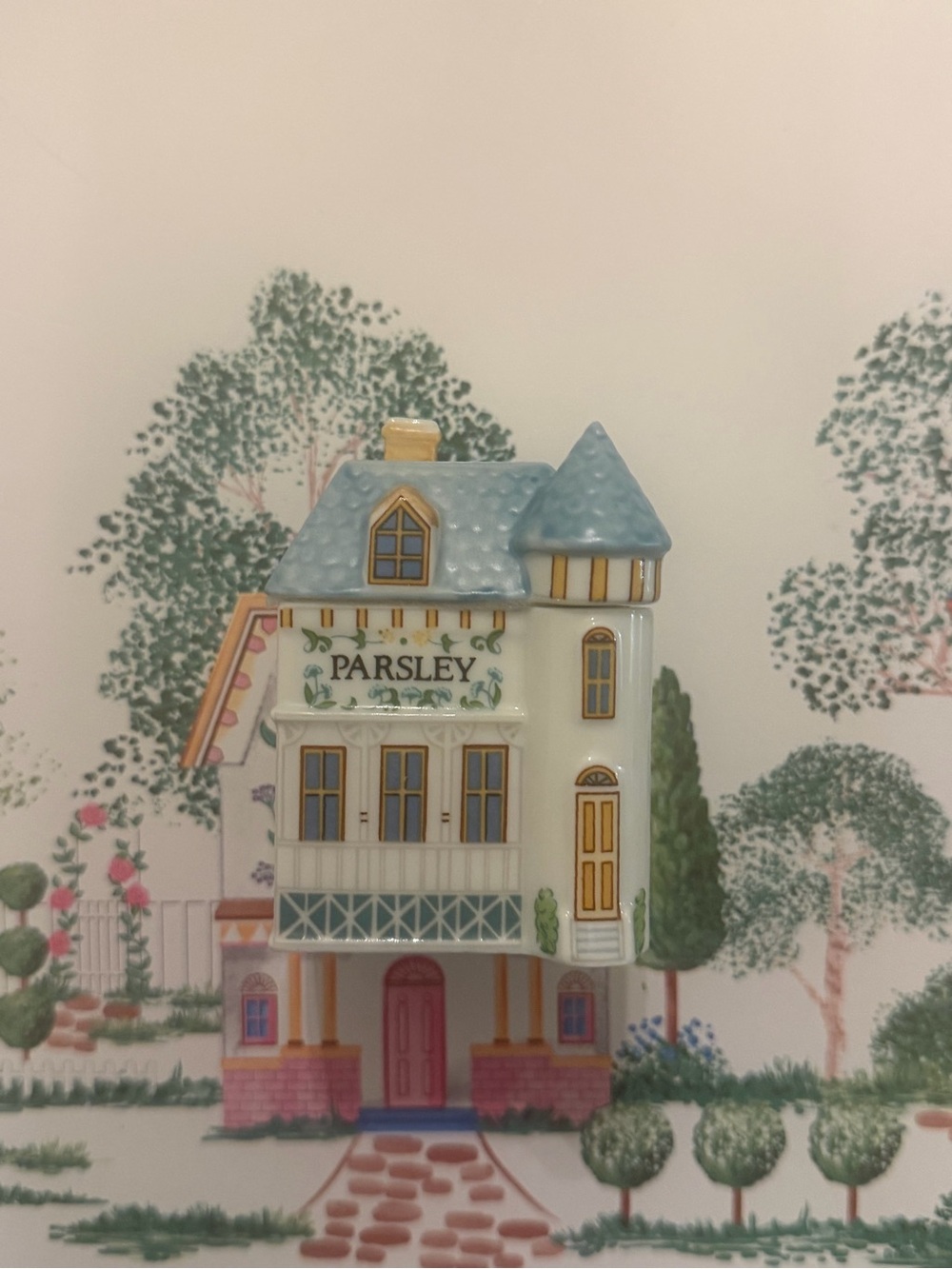 Vintage 1989 Lenox Spice Village Parsley House 🌿🏡